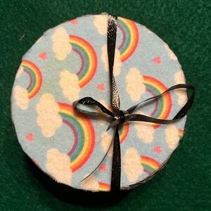 Handmade one set of 6 2 in 1  coasters